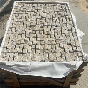 G682 Granite Yellow Granite cube stone