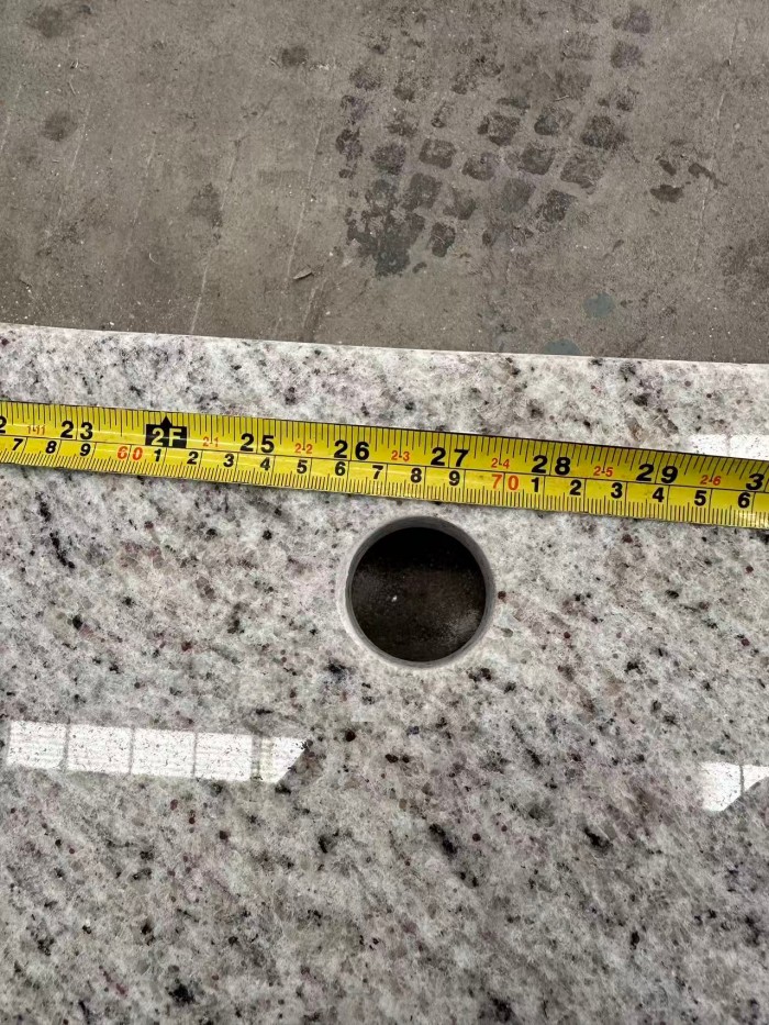 Kashmiri White granite kitchen top design