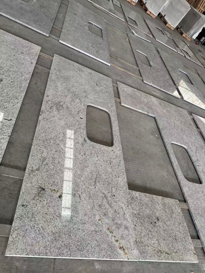 Kashmir White Granite Kitchen Countertop