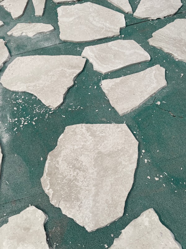 white limestone Irregular Broken Pattern