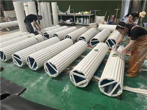 White Fluted Roman Columns | Premium Marble Pillars for Villa Construction & Architecture