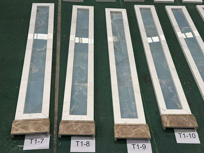 Premium Blue Onyx Slabs | Natural Translucent Stone for Villa Statement Walls Premium Blue Onyx Slabs | Natural Translucent Stone for Villa Statement Walls