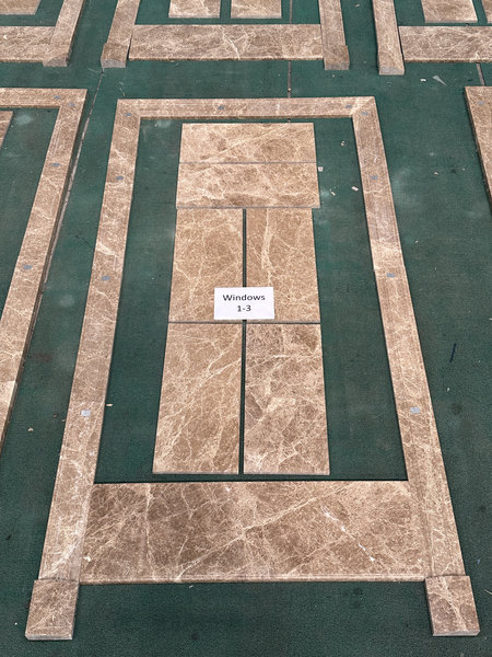 Emperador Light Marble Trim | Natural Stone Window & Door Fabrication for High-End Projects