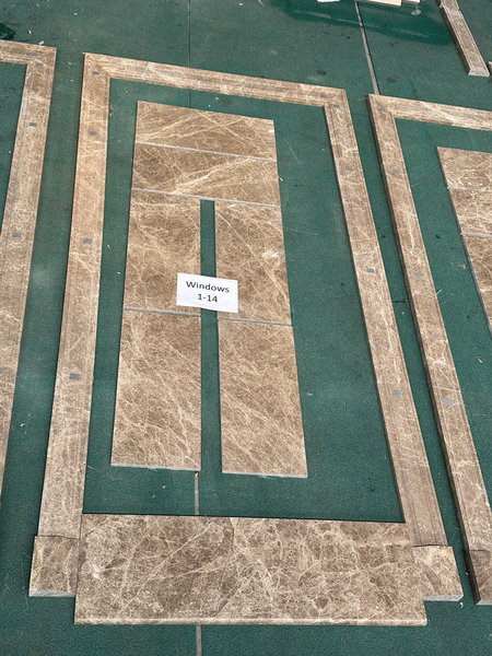 Emperador Light Marble Window Surrounds | Premium Natural Stone Frames for Architecture Emperador Light Marble Window Surrounds | Premium Natural Stone Frames for Architecture