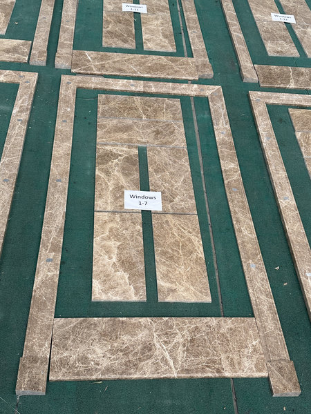 Emperador Light Marble Window Surrounds | Premium Natural Stone Frames for Architecture Emperador Light Marble Window Surrounds | Premium Natural Stone Frames for Architecture