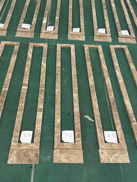 Emperador Light Marble Window Surrounds | Premium Natural Stone Frames for Architecture Emperador Light Marble Window Surrounds | Premium Natural Stone Frames for Architecture
