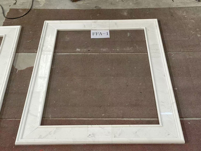 Ariston White Marble Frames | Pure White Natural Stone for Villa Construction Projects Ariston White Marble Frames | Pure White Natural Stone for Villa Construction Projects