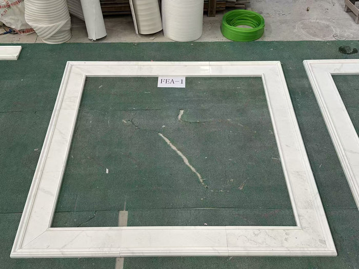 Ariston White Marble Frames | Pure White Natural Stone for Villa Construction Projects Ariston White Marble Frames | Pure White Natural Stone for Villa Construction Projects