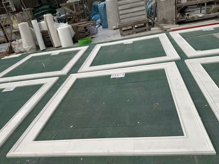 Ariston White Marble Architectural Frames | Premium Greek Marble for High-End Homes Ariston White Marble Architectural Frames | Premium Greek Marble for High-End Homes