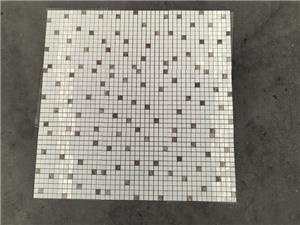 Thassos White & Emperador Light Marble Mosaic | Premium Pool Tiles for Luxury Swimming Pools