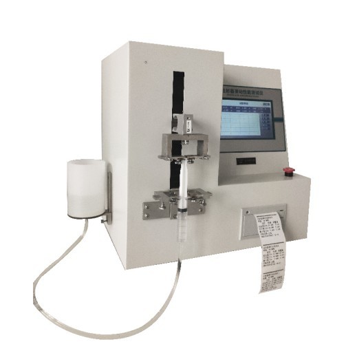 Syringe glide force tester