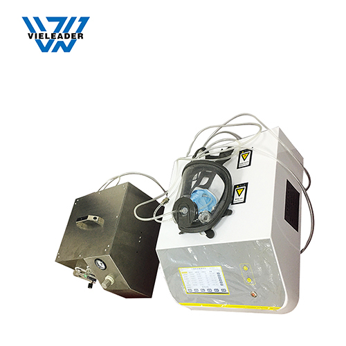 Tightness of respirators masks and gas masks testing equipment