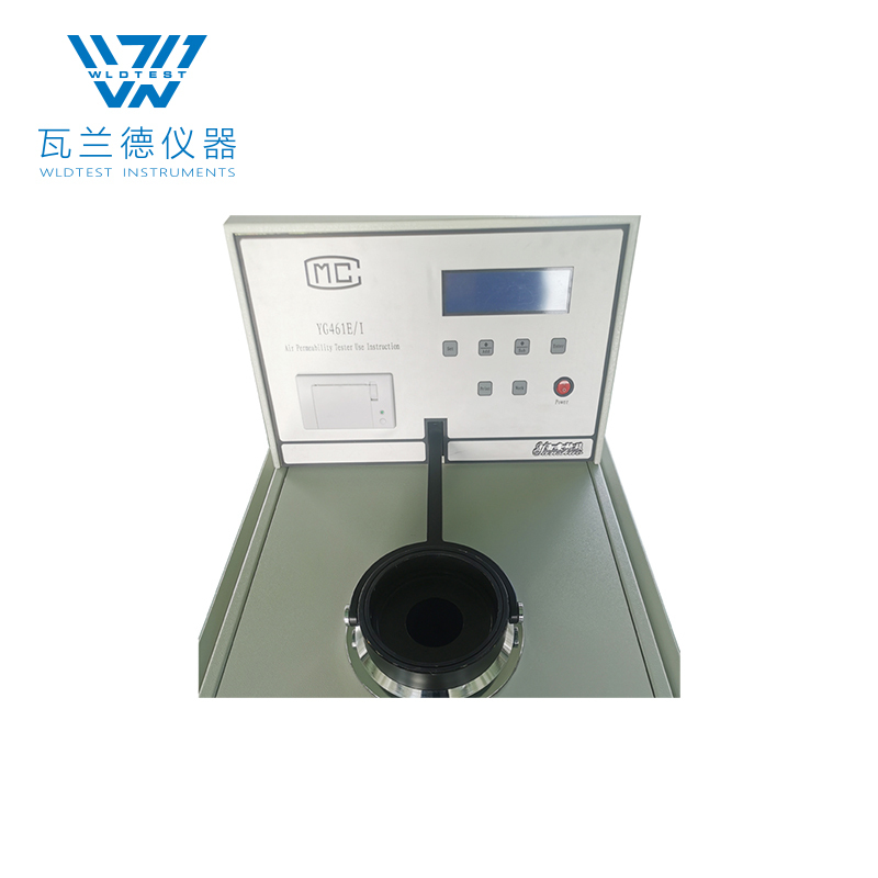Ang air permeability ng iba't ibang mga filter na materyales sa pagsubok na aparato