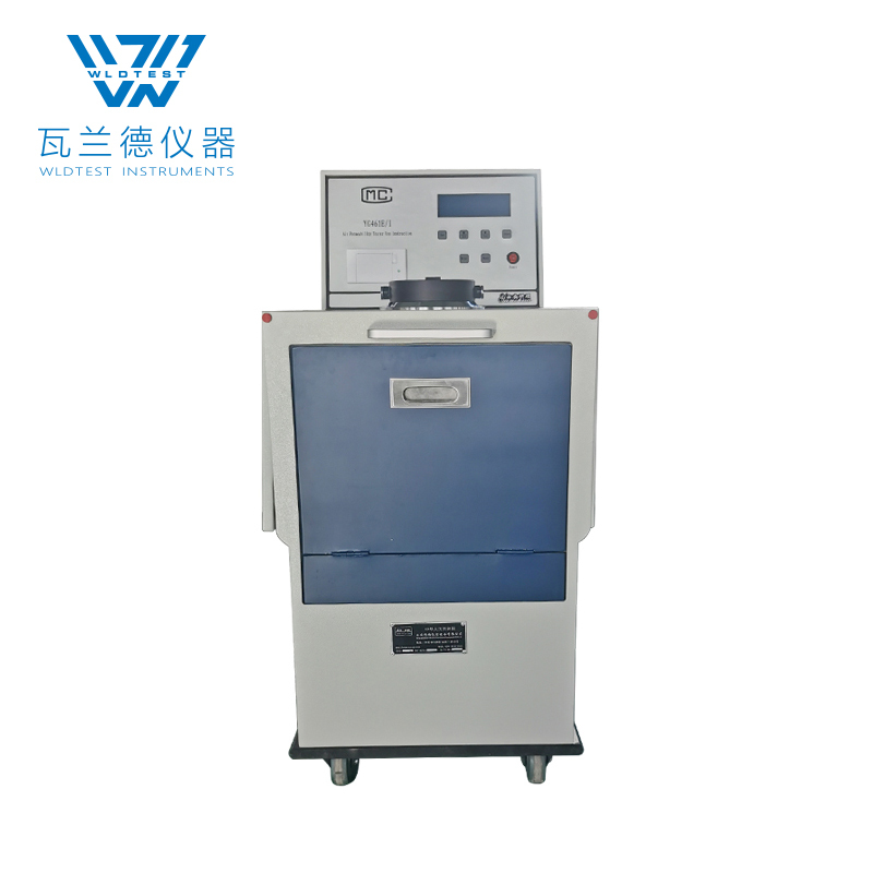 Ang air permeability ng iba't ibang mga filter na materyales sa pagsubok na aparato