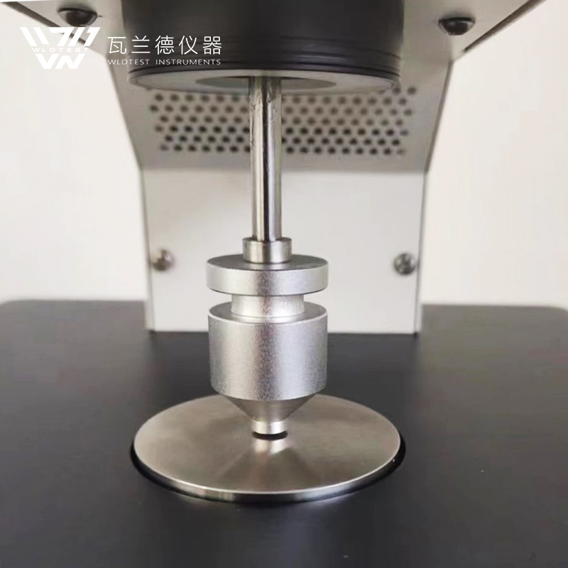 Materials thickness measuring instrument testing machine