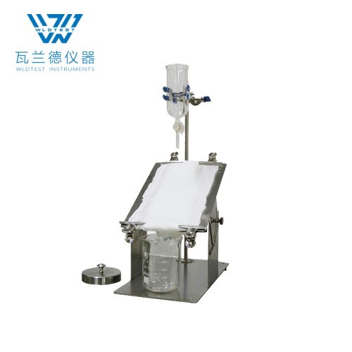 Non-woven fabric liquid permeability tester