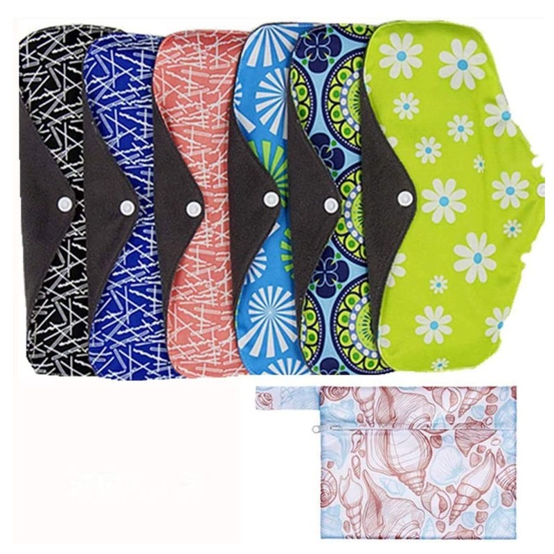 Многоразовые гигиенические прокладки Санитарные полотенца из ткани
