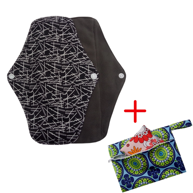 Napkin Sanitary Pad Organic Bamboo Menstrual Cloth Pads Washable