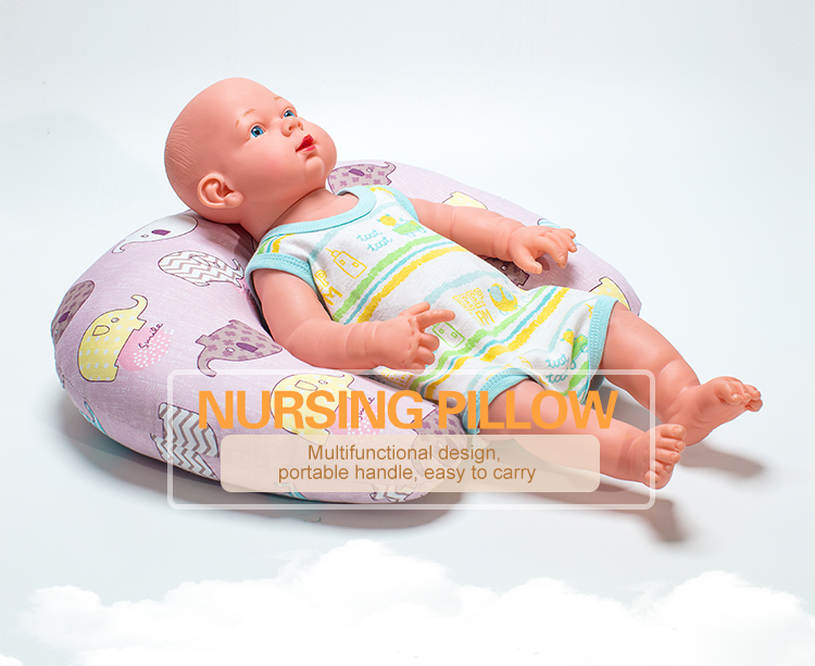 看護枕スリップカバー母乳育児マタニティと新生児授乳クッション