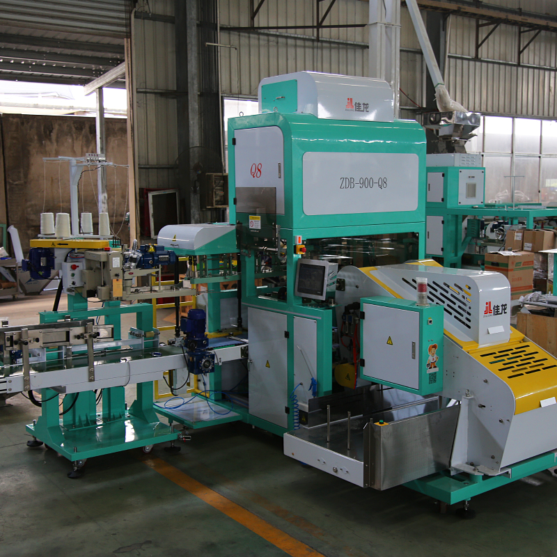 Китай Линия упаковки риса в тканые мешки из полипропилена 5 кг-25 кг, завод по упаковке зерна, производитель