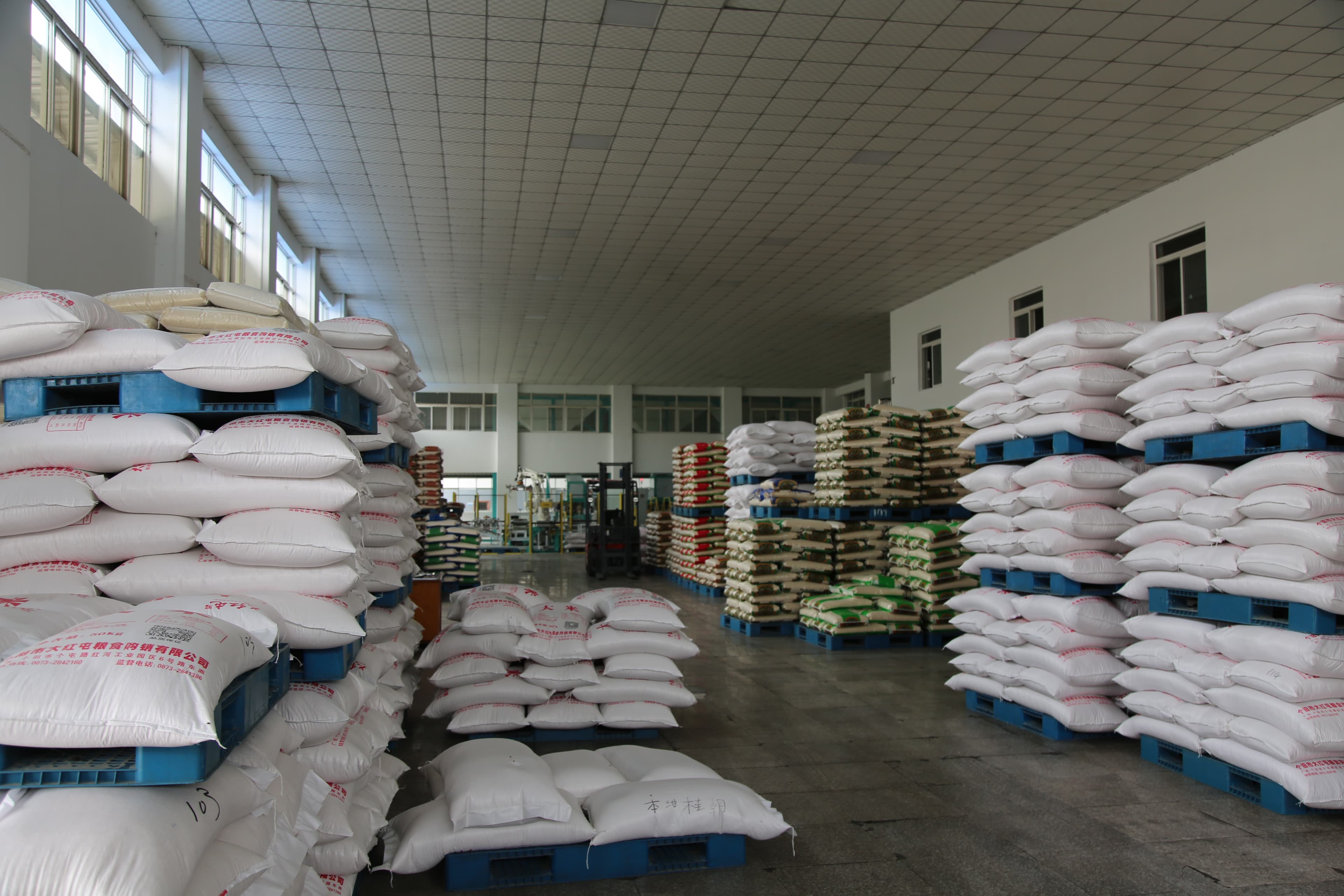 Bag palletizing robot