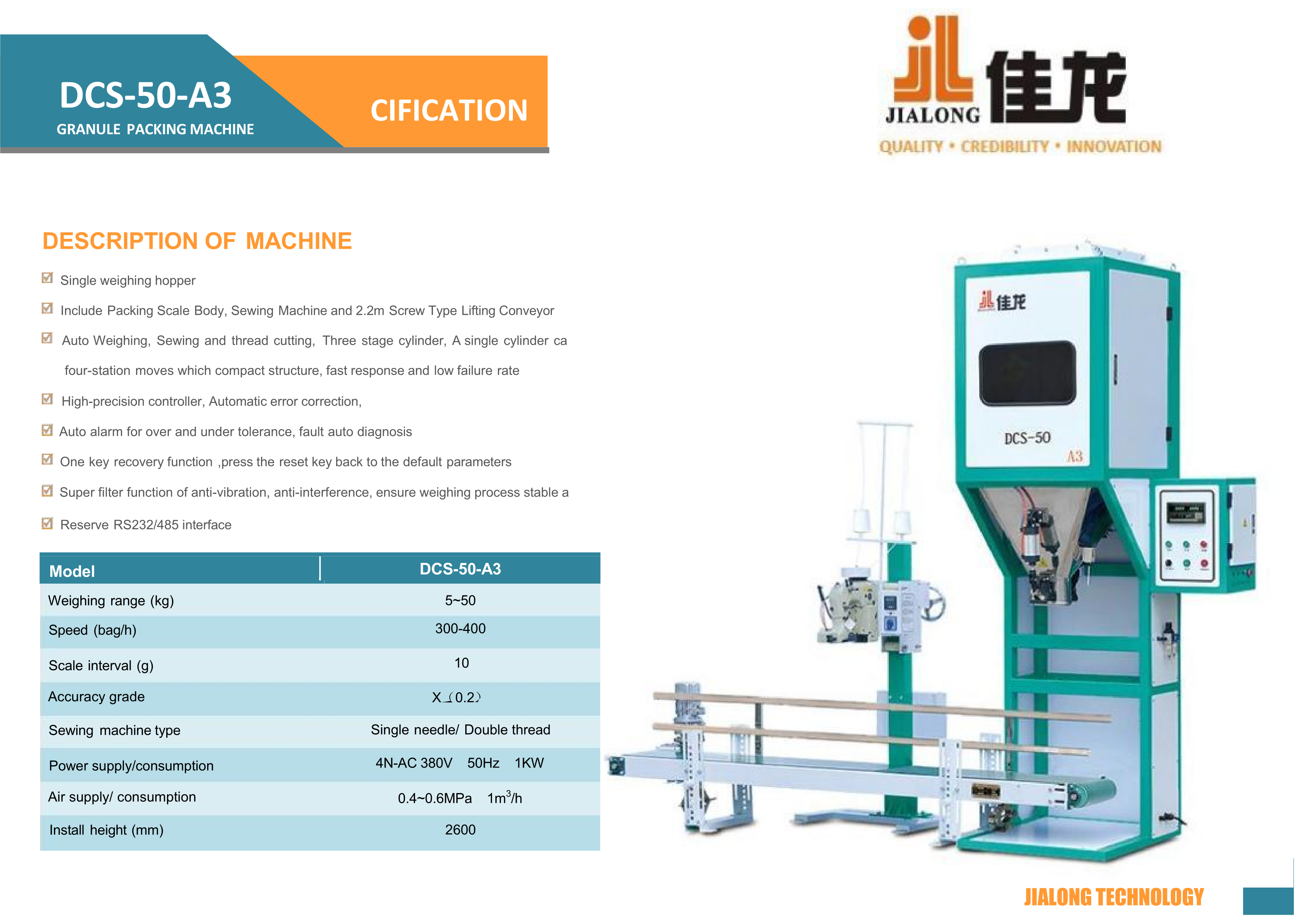 Durable Packing Machine
