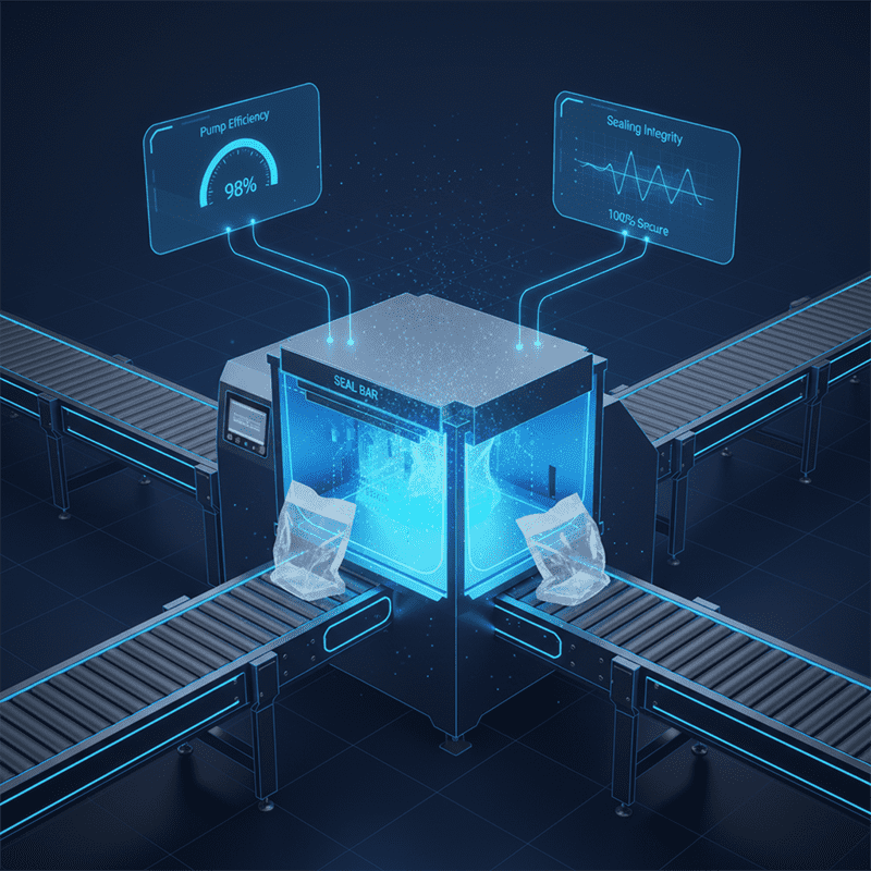Aproveitando a pressão negativa: como projetamos a máquina de embalagem a vácuo industrial para máxima confiabilidade.
