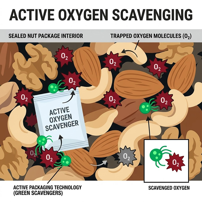 من السلبية إلى الإيجابية: علم المواد الذي يُحدث تحولاً في حفظ المكسرات