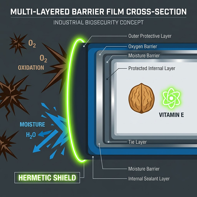 Химия прогоркания: разработка современной машины для вакуумной упаковки орехов.