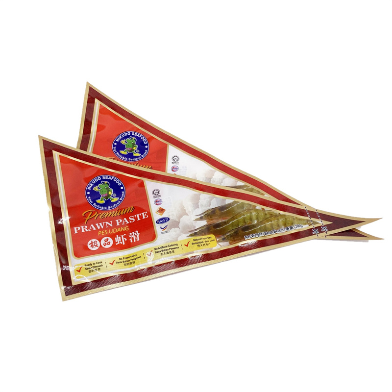 Triangle Shape Frozen Food Bag For Fish Paste