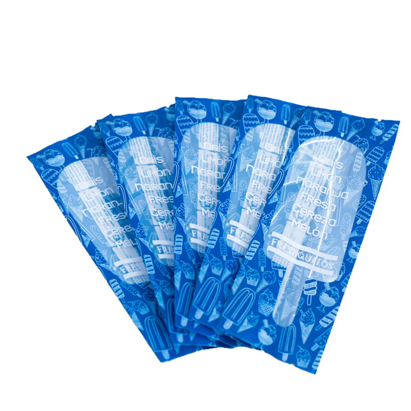 Custom Uv Logo Plastic Ice Poopsicle Packaging Bag