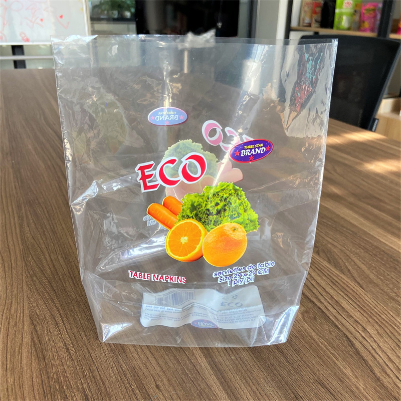 Freeze Safe Plastic Fruit Packaging Zipper Bag