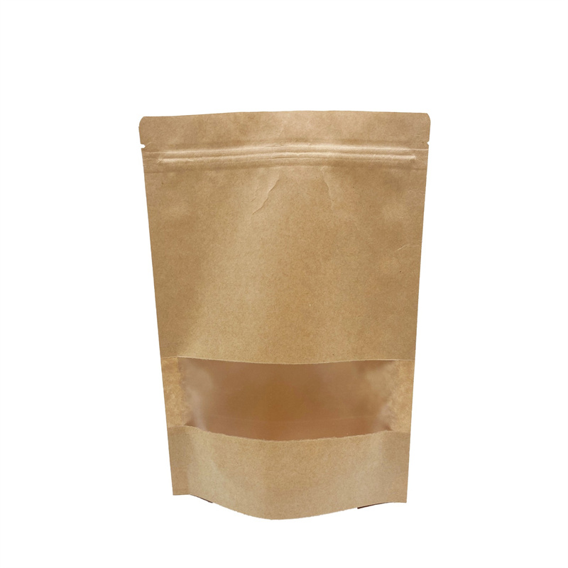 Stand Up Coffee Paper Bag With Zipper