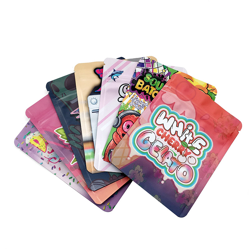 Low MOQ 1000pcs Custom Stand Up Digital Printed Mylar Bags Food Snack Packaging Pouches