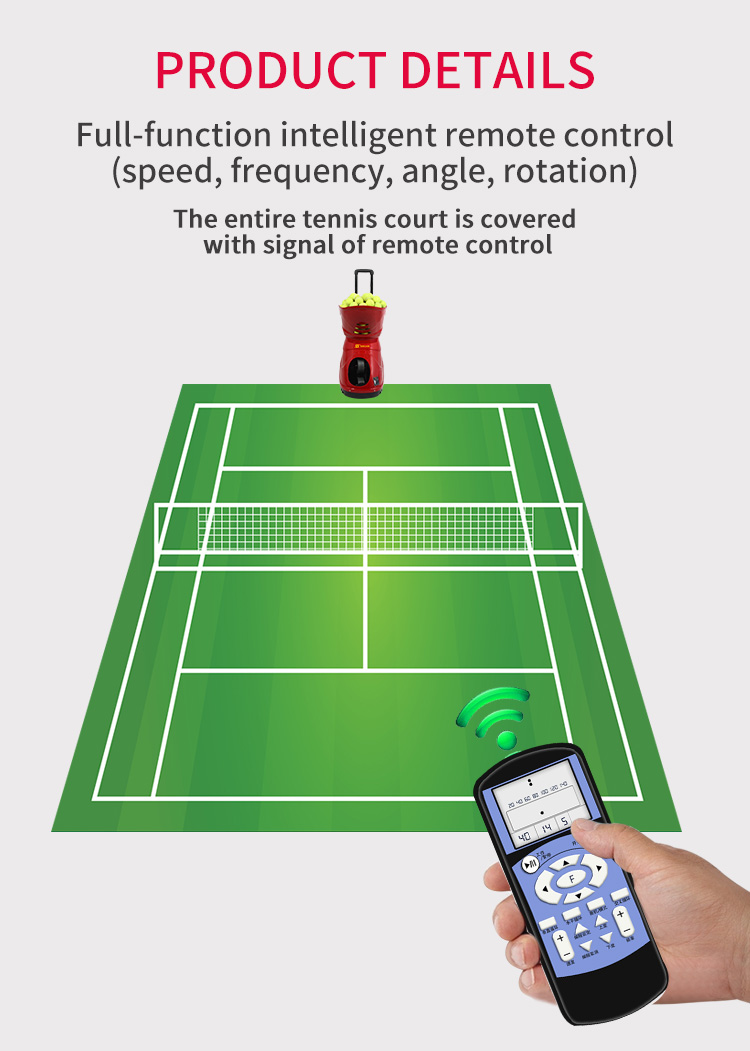 Smart tennis robots