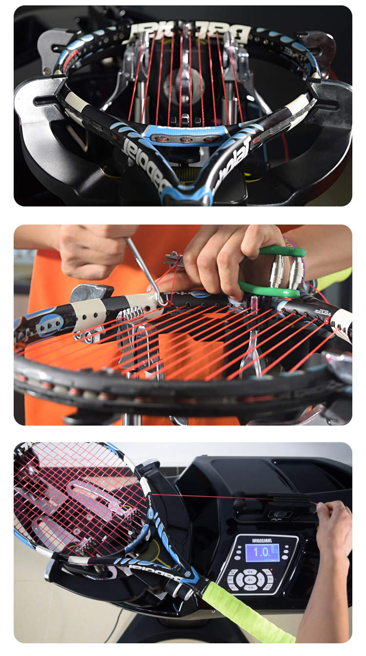 badminton and tennis racket stringing machine