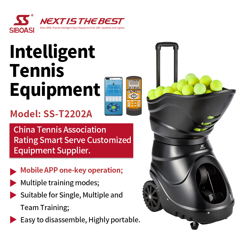T2202A Cheap tennis ball machine training equipment needed for sale