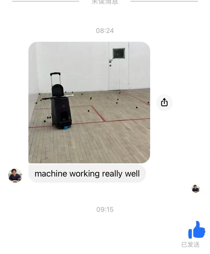 squash drills ball machine