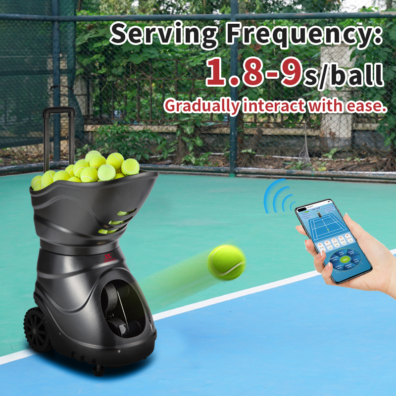 S4015A automatic tennis pro ball machine tennis ball training launcher