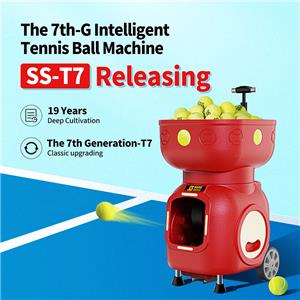 Siboasi smart tennis serving devices T7 portable tennis ball machine training equipment for practice