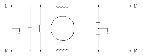 Single phase and Single pole universal filter