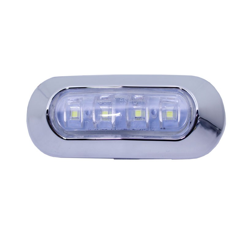 Supply Oval 24v White Led Clearance Side Marker Light Factory Quotes - Oem