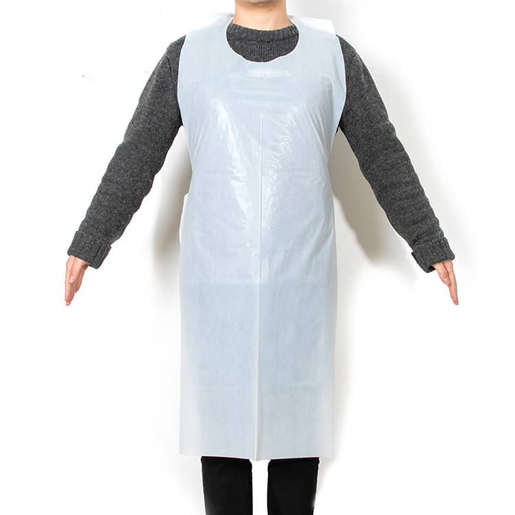 Supply Disposable Cooking Adults Clear Plastic Apron Factory Quotes OEM