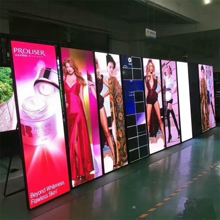 wifi led poster floor standing led iposter P2.5