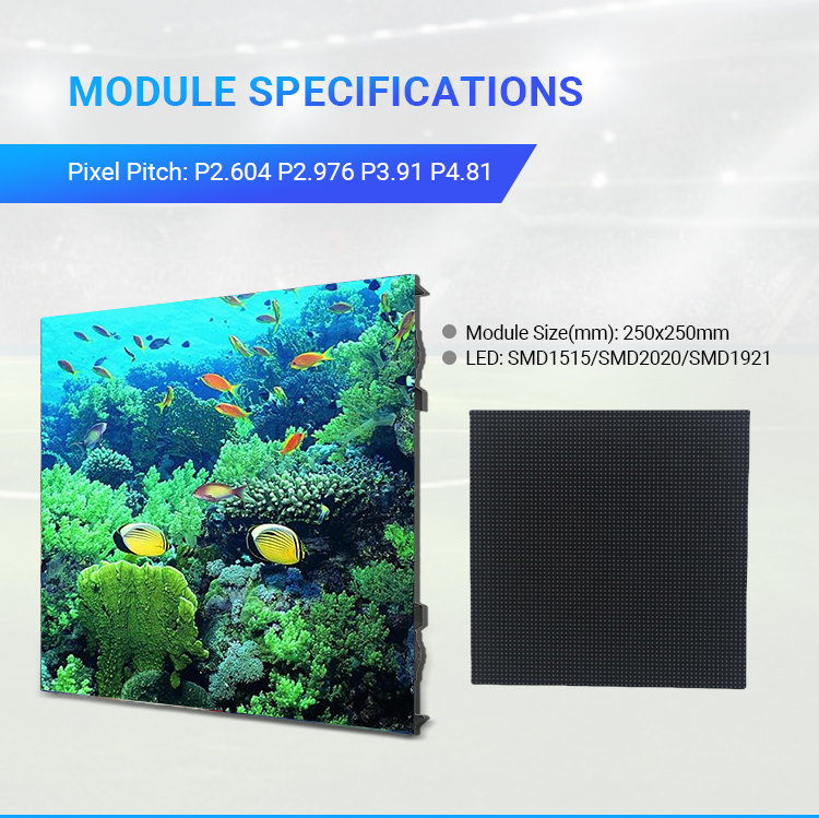  P6 Indoor Rental Curved LED Display with High Definition