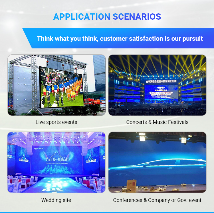  P6 Indoor Rental Curved LED Display with High Definition