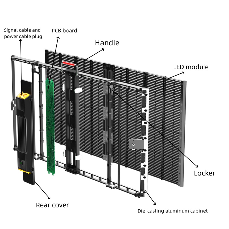 Transparent LED display/ glass wall screen/ glass led display manufacturers