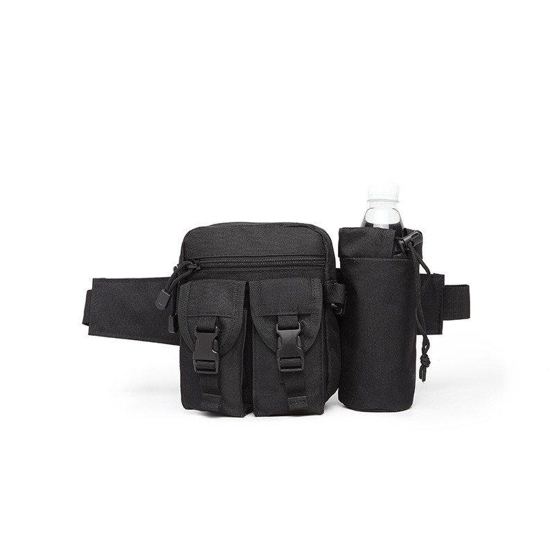 High Capacity Multi Pockets Bum Bag With Bottle Holder Factory