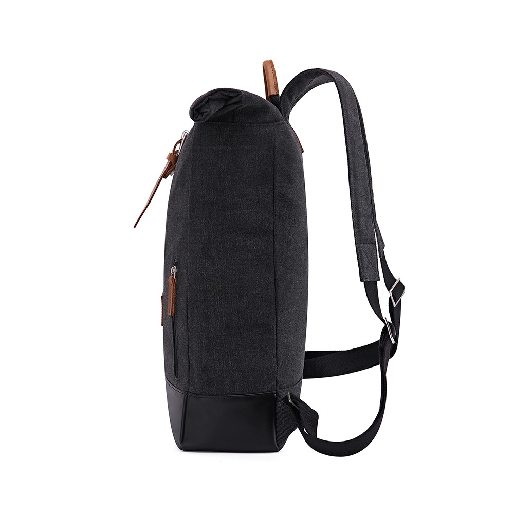 Washed Canvas Rucksack Laptop Canvas Backpack For Men Factory