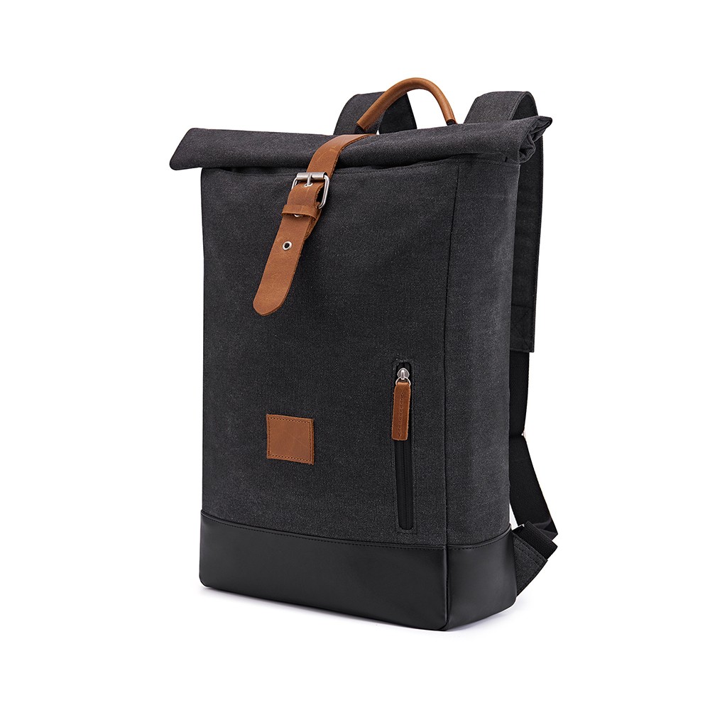 Washed Canvas Rucksack Laptop Canvas Backpack For Men Factory